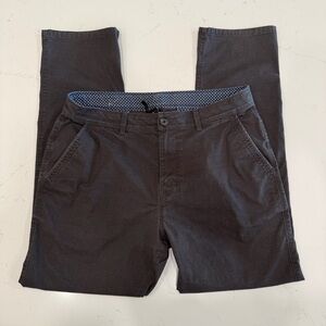 Prana Men's Mcclee Straight Coolmax Stretch Charcoal Pants 35x31